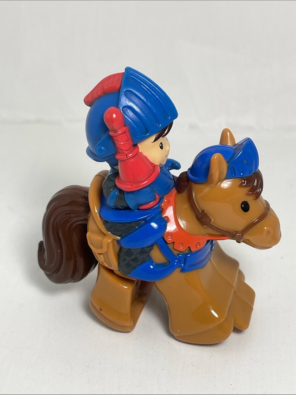 Fisher Price Mike The Knight & Horse Galahad Figure Klip Klop Little People